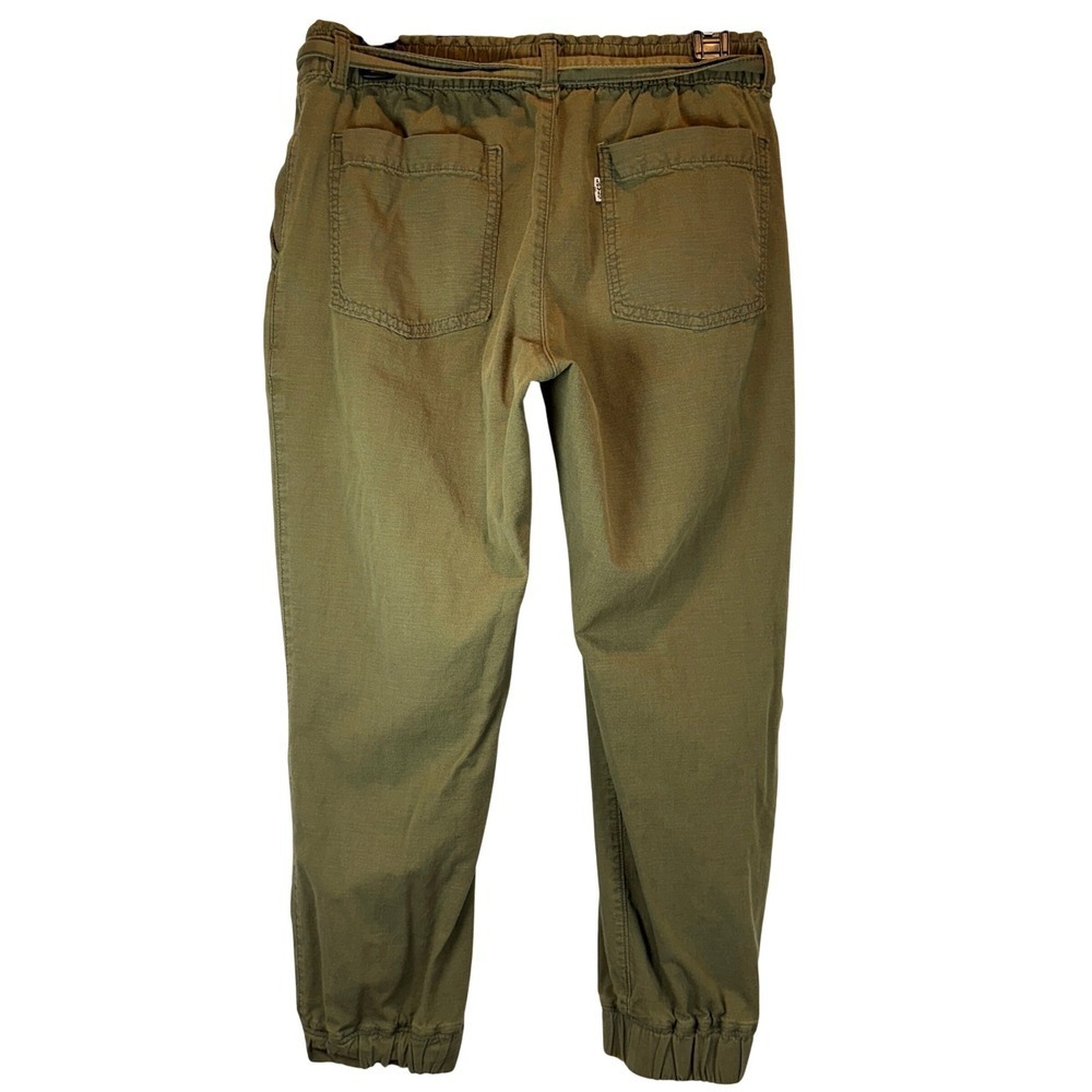 Levi's Tapered Jet Set Pull-On Belted Pants Paper Bag Style Women's size S Y2K - Picture 3 of 11